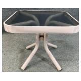 Glass Insert Patio Table