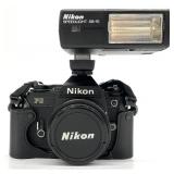 Nikon FG Camera & Nikon Speed Light SB-15