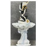 Ornate Porcelain Italian Floor Lamp