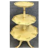 Painted 3 Tier Dessert Stand