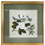Teresa Pennington S/N Bird & Botanical Art Print