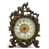 Ansonia Clock Co. Cast Bronze Small Shelf Clock