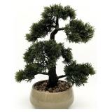 Artificial 17 " Asian Bonsai Tree, Ceramic Planter