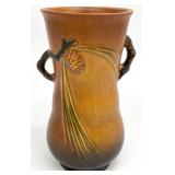 Roseville Pinecone Brown 480-7 " Vase