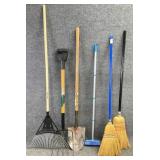 Group Brooms/Yard Tools