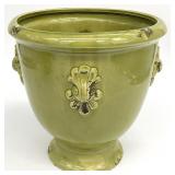 Green Ceramic Pottery Planter