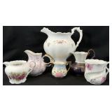 Hand Painted Porcelain & Pottery Pitchers