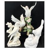 3pc Bird Figurines