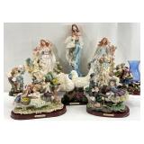 Large Group The Mirella Collection Figurines