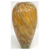 15 " Tall Swirl Art Glass Vase