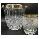 Crystal Silverplate Champagne Chiller & Ice Bucket