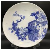 Antique Japanese Igezara Blue & White Charger