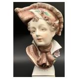 Vintage Porcelain Lady Head Vase