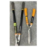 2pc Fiskars Garden Tools Sheers & Lopper