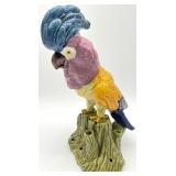 Vintage Ceramic Cockatoo Bird Figure