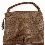 JRA Ostrich Leather Handbag