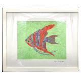 Staci McLauchlan Fabric Fish Art