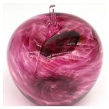 Signed Bristow Studio Art Glass Apple