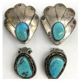 2pc Native American Style Earrings