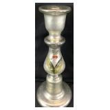 Antique / Vintage Mercury Glass Candlestick