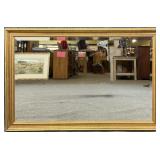 Gold Framed Beveled Mirror