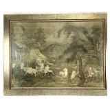 Vintage Chinese Art Print The Tribute Horse