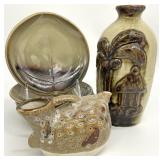 Vintage Japanese Pottery Group