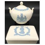 2pc Wedgwood Queen Elizabeth II Coronation