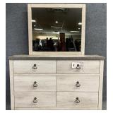 New Farmhouse Style Dresser w/ Mirror