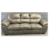 New Grey Overstuffed Sleeper Sofa
