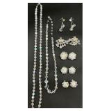 Vintage Aurora Borealis Crystal Beaded Jewelry