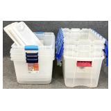 Group Clear Storage Totes & Lids