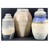 3 North Carolina Artist Pottery Vessels