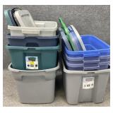 Group Assorted Totes & Lids