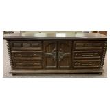 Pecan Triple Dresser