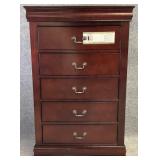 New Mahogany Tone Chest of Drawers