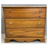 Cherry 3 Drawer Chest