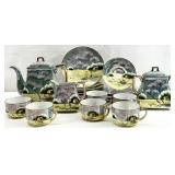 Hand Painted Japanese Tea Set