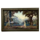 R. Atkinson Fox Art Deco " Dawn " Antique Print