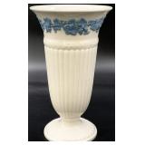 Wedgwood Queensware Lavender on Cream 8 " Vase