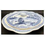 Antique Chinese Canton Covered Dish
