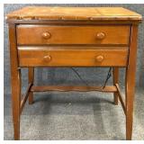 Vintage Sewing Machine w/ Cabinet