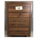 New Modern Wood Tone Chest of Drawers