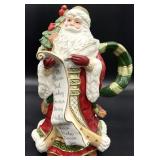 Fitz and Floyd Santa Claus With List Pitcher