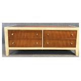 Large Cherry 4 Drawer Media Stand