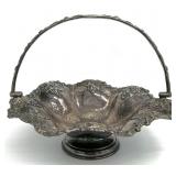 Antique Victorian Silverplate Centerpiece Basket
