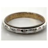 Sterling Silver 10K Gold Filled Ring, Sz 9