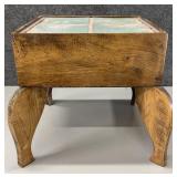 Small Tile Top Plant Stand/Accent Table