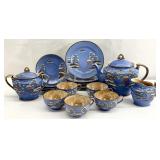 Moriyama Japan Moriage Tea Set