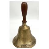 Artist Designed Brass School Bell